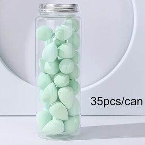 Mini Cosmetic Makeup Sponges Tiffany Blue Green Turquoise Travel